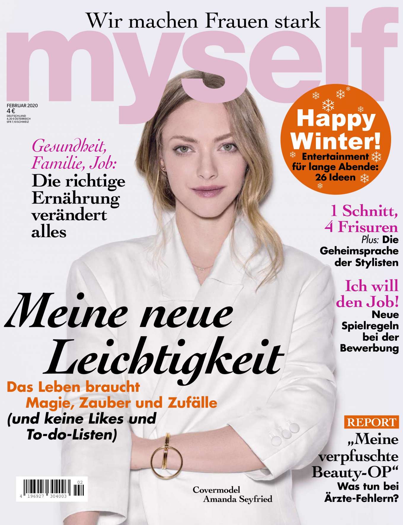 Amanda Seyfried - myself Magazine (January 2020)