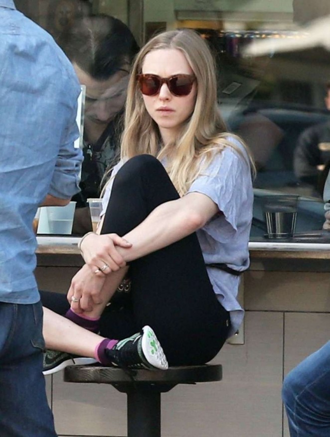 Amanda Seyfried in Leggings Out in Los Feliz