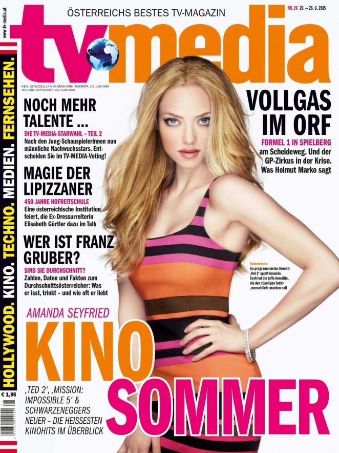 Amanda Seyfried - TV Media Magazine (June 2015)