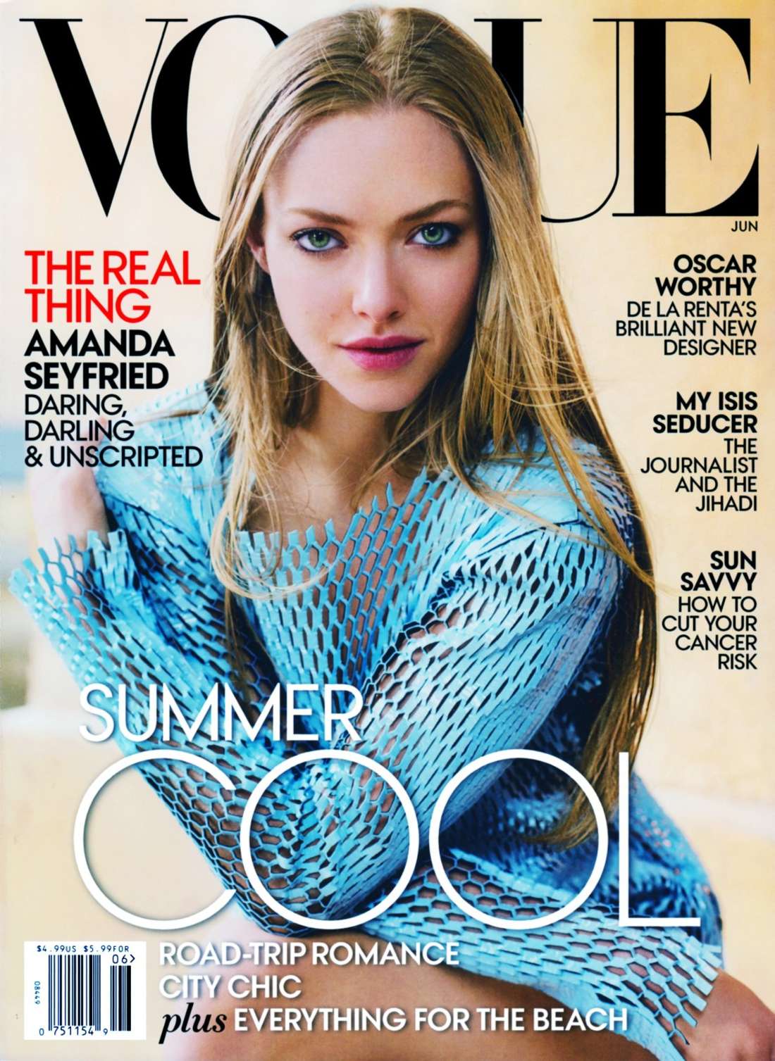 Amanda Seyfried - Vogue US Magazine Cover (June 2015)