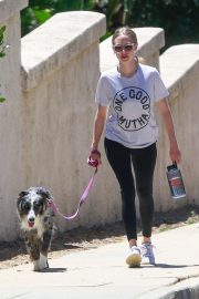 Amanda Seyfried - Walking her dog in Hollywood