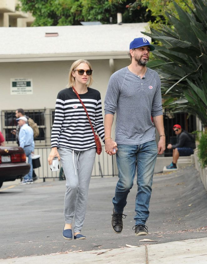 Amanda Seyfried with boyfriend Thomas Sadoski Out in Los Angeles