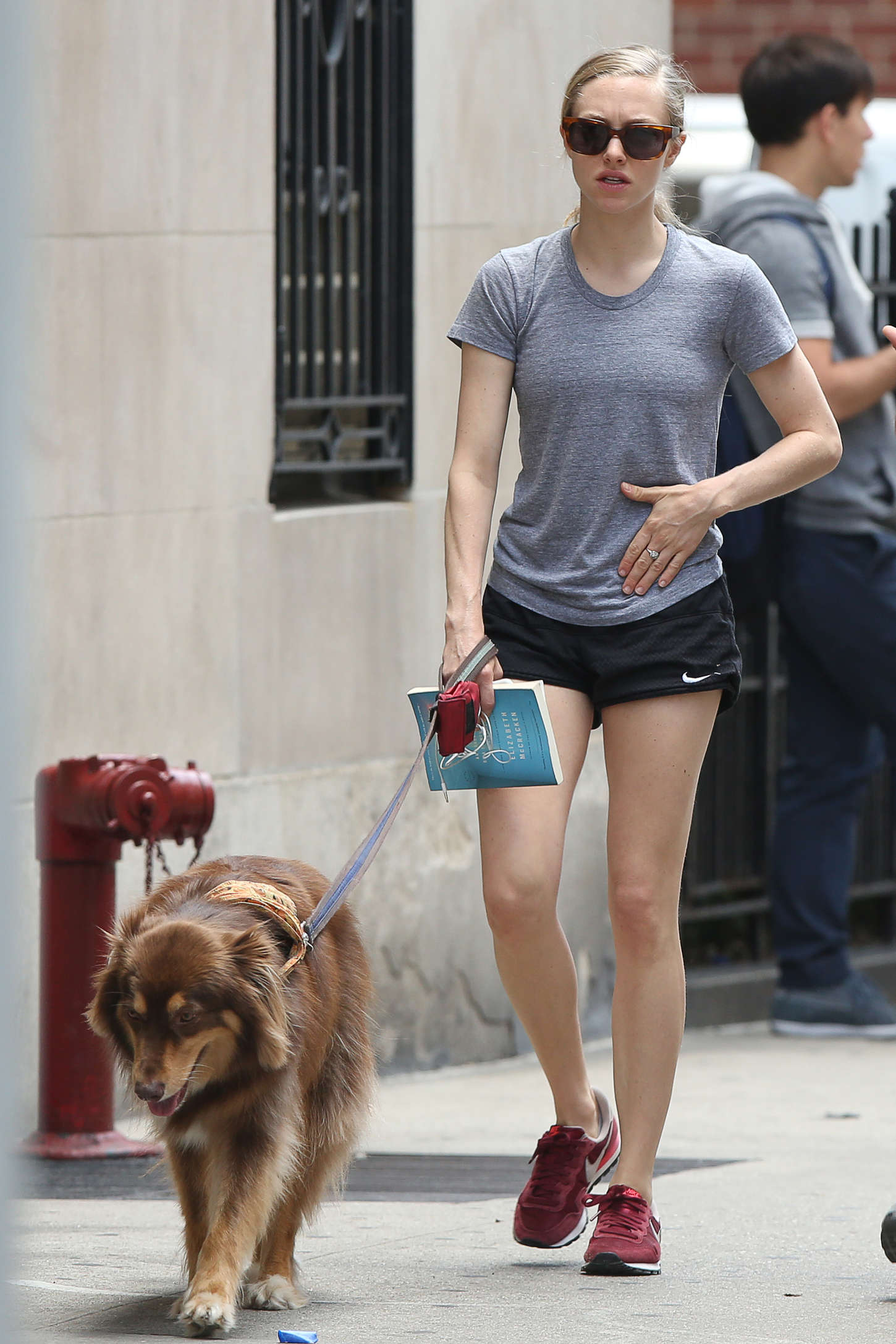 Amanda Seyfried With her dog Out in NYC