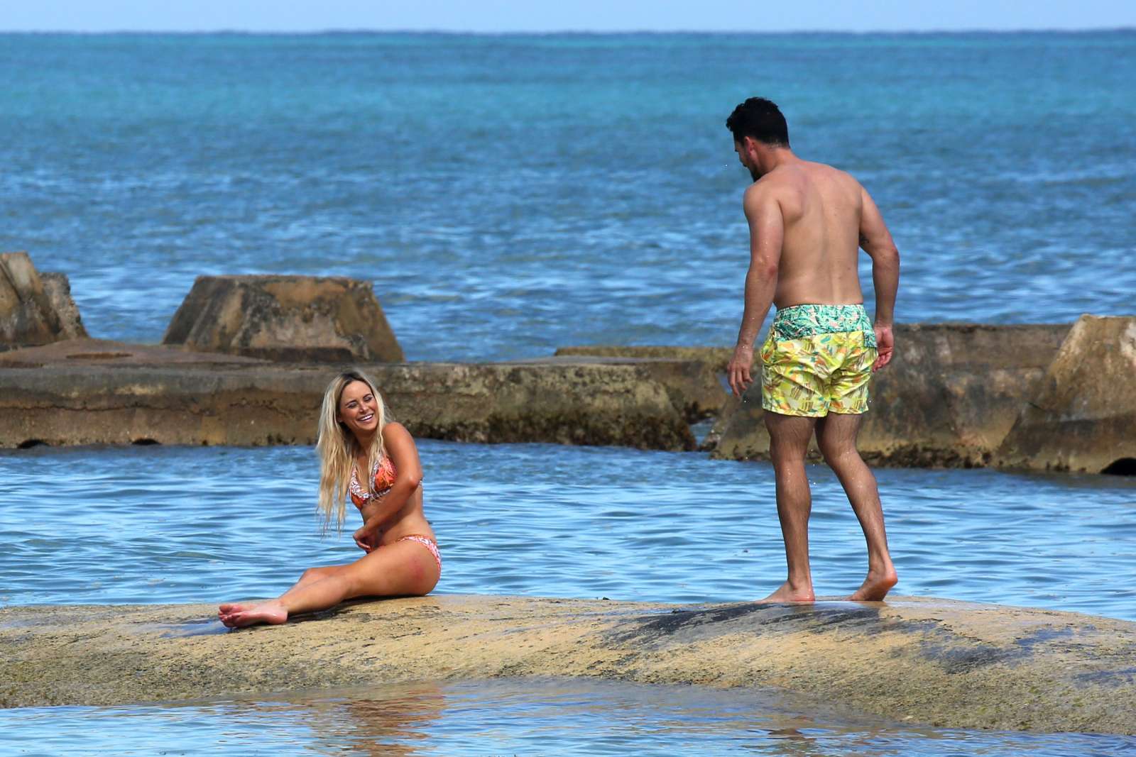 Amanda Stanton - Bikini Candids in Cancun. 