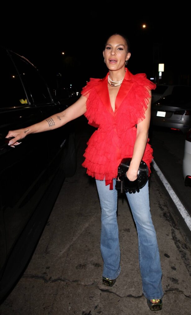 Amanza Smith - Seen after dinner at Craig’s in West Hollywood