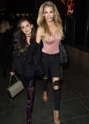 Amber Davies and Olivia Attwood - Nightout in Manchester