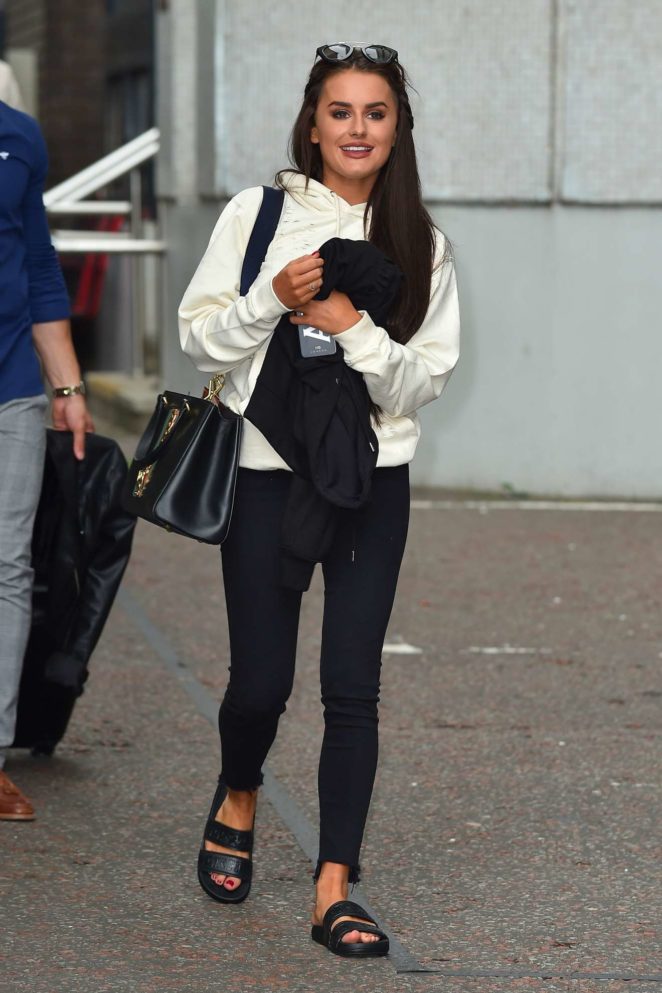 Amber Davies - Spotted leaving the ITV Studios