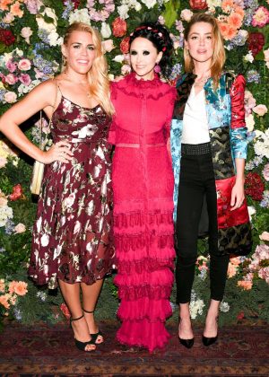 Amber Heard - Alice and Olivia x Ecco Domani designer label launch in NY