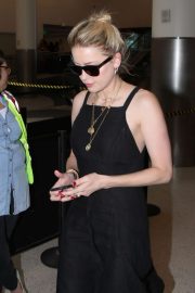 Amber Heard -  at LAX airport in Los Angeles