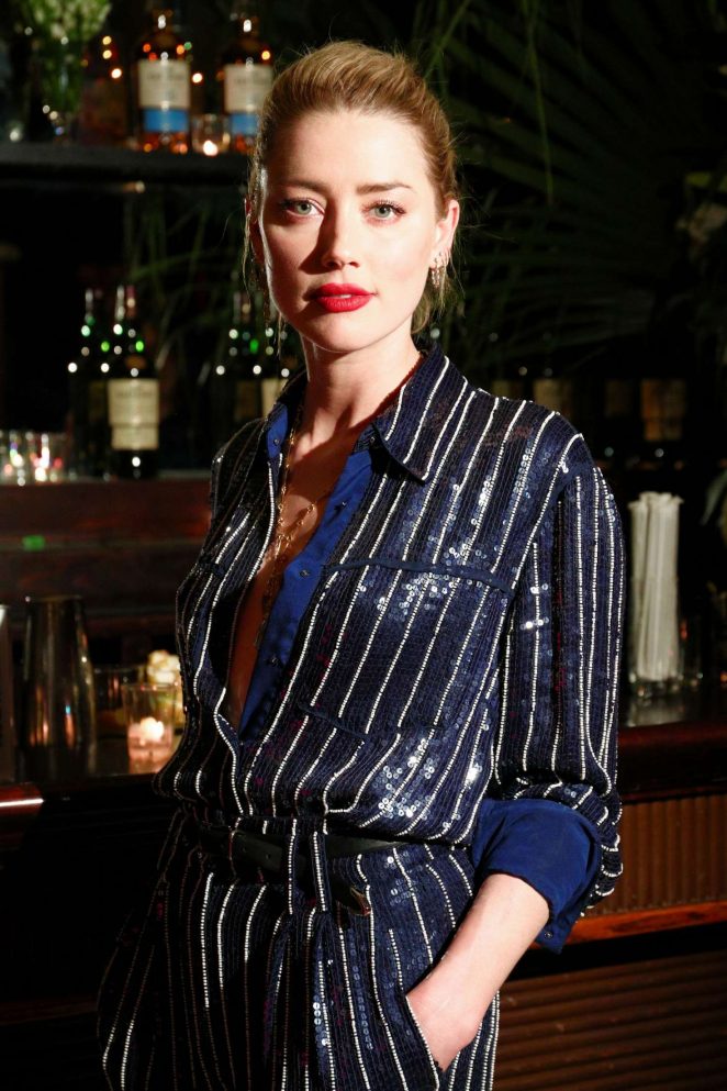 Amber Heard - Conversations for Change Dinner Honoring Lisa Borders in NY