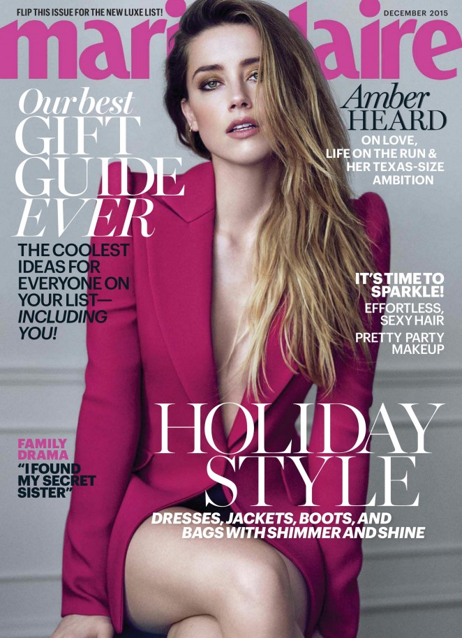 Amber Heard - Marie Claire Magazine (December 2015)