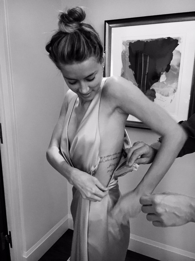 Amber Heard - Met Gala 2016 Photo Diary