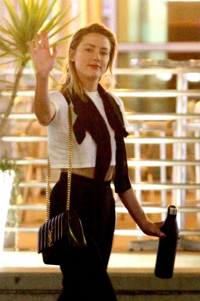 Amber Heard - Night out in Hollywood