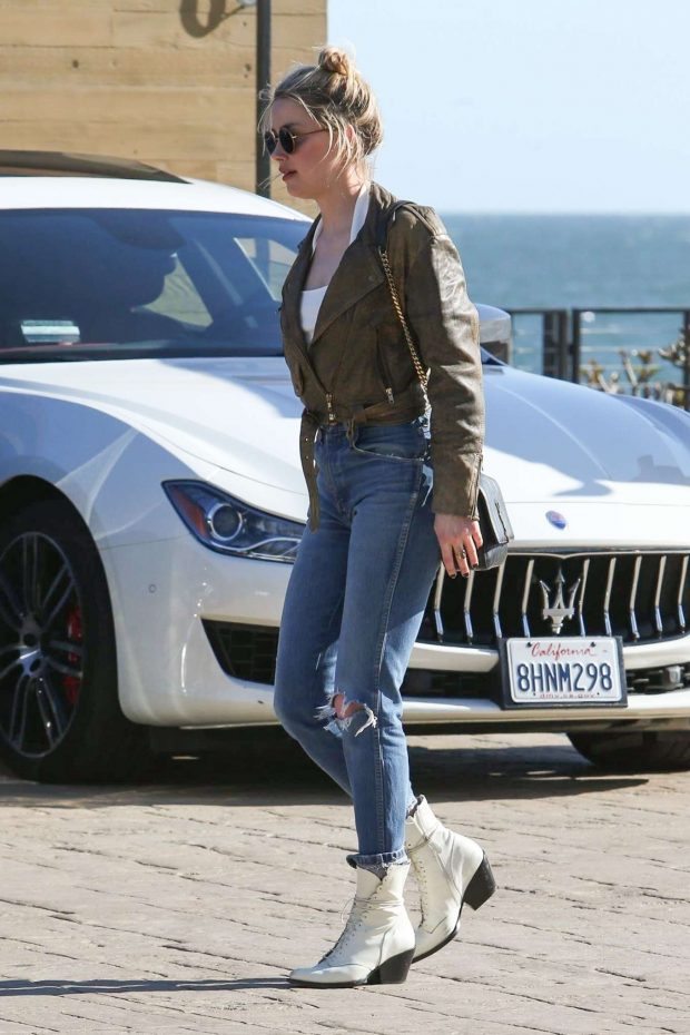 Amber Heard - Out for a dinner at Nobu in Malibu