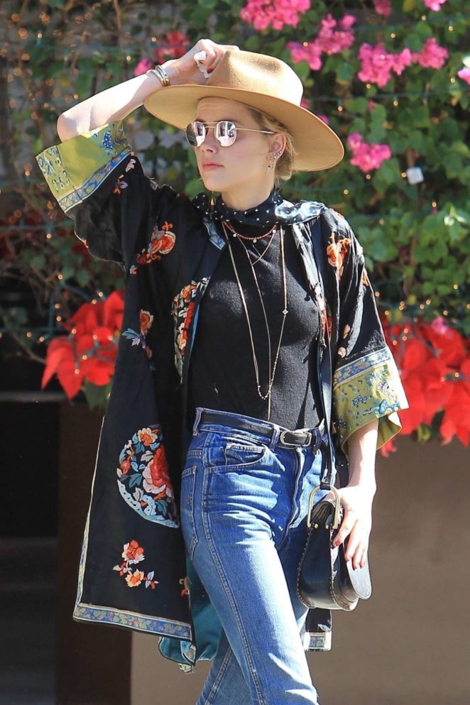 Amber Heard out in Beverly Hills