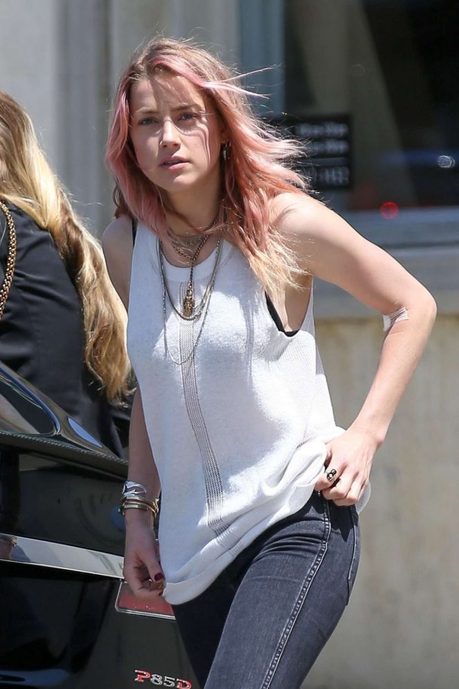 Amber Heard Out in West Hollywood