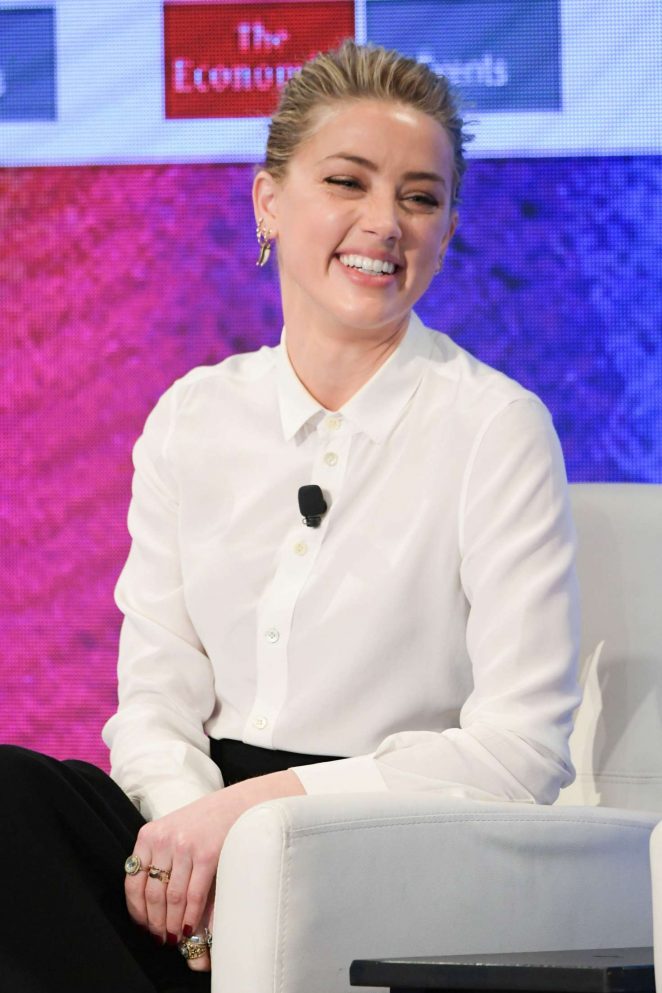 Amber Heard - Pride and Prejudice Summit in New York