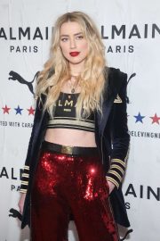 Amber Heard - PUMA x Balmain Launch Event in Los Angeles