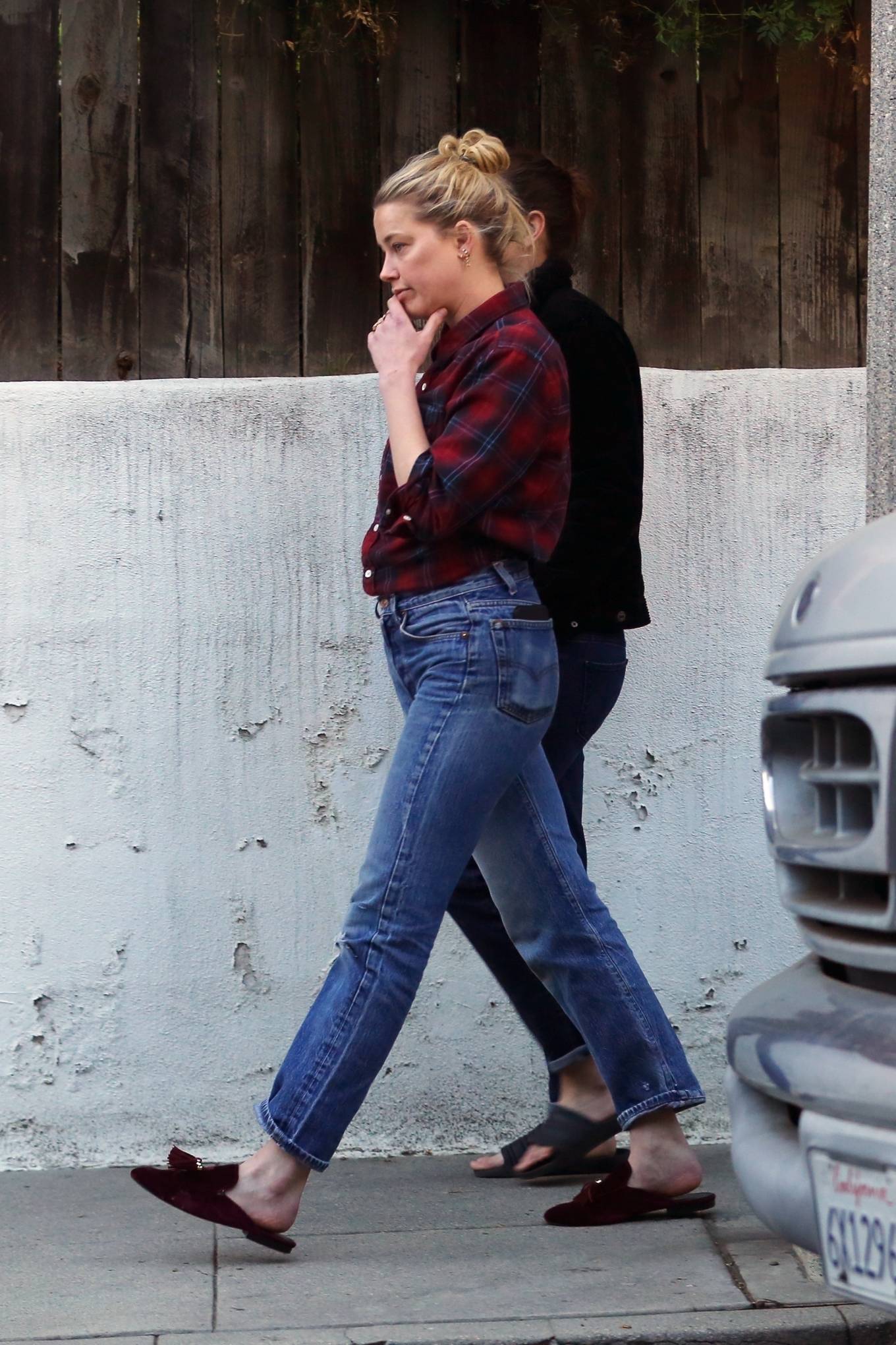 Amber Heard – Spotted near her home in Los Angeles