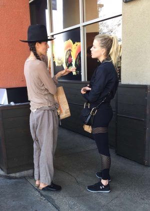 Amber Heard with her ex-girlfriend Tasya Van Ree in LA