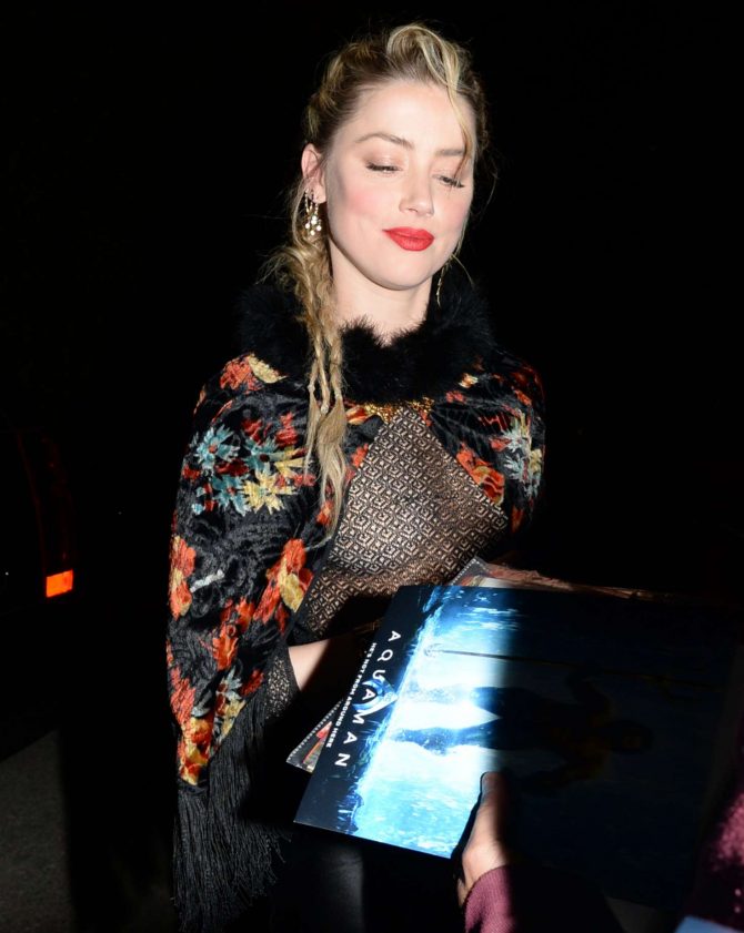 Amber Heard - WME Pre-Oscar Party in LA