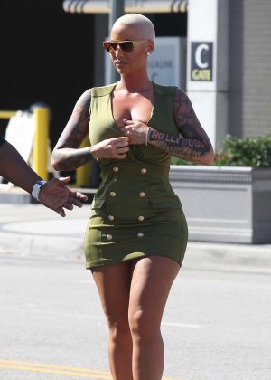 Amber Rose - Arrives at 2017 BET Awards in Los Angeles