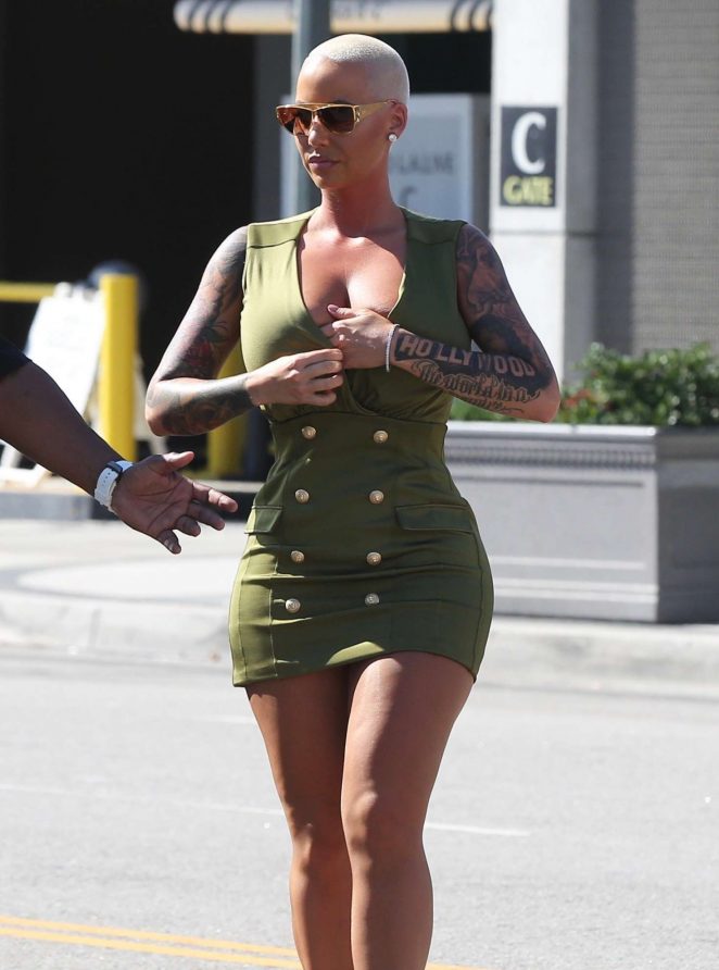 Amber Rose - Arrives at 2017 BET Awards in Los Angeles