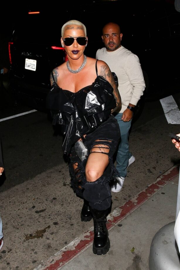 Amber Rose - Attend the star-studded party held at The Nice Guy in West Hollywood