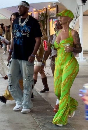Amber Rose - Day 2 of the Coachella Valley Music and Arts Festival in Indio