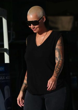 Amber Rose out and about in Miami