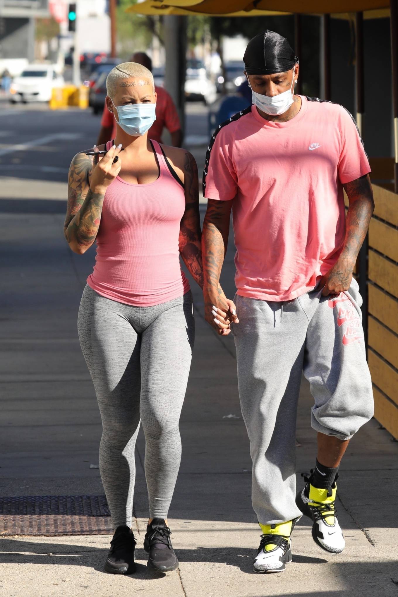 Amber Rose 2020 : Amber Rose - Out for sushi following a workout session in...