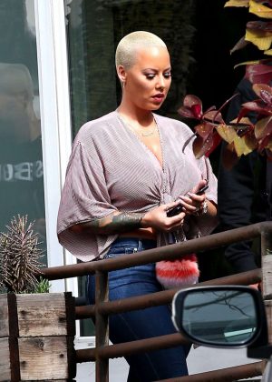 Amber Rose Out in Los Angeles