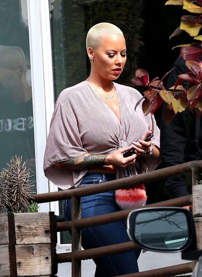 Amber Rose Out in Los Angeles