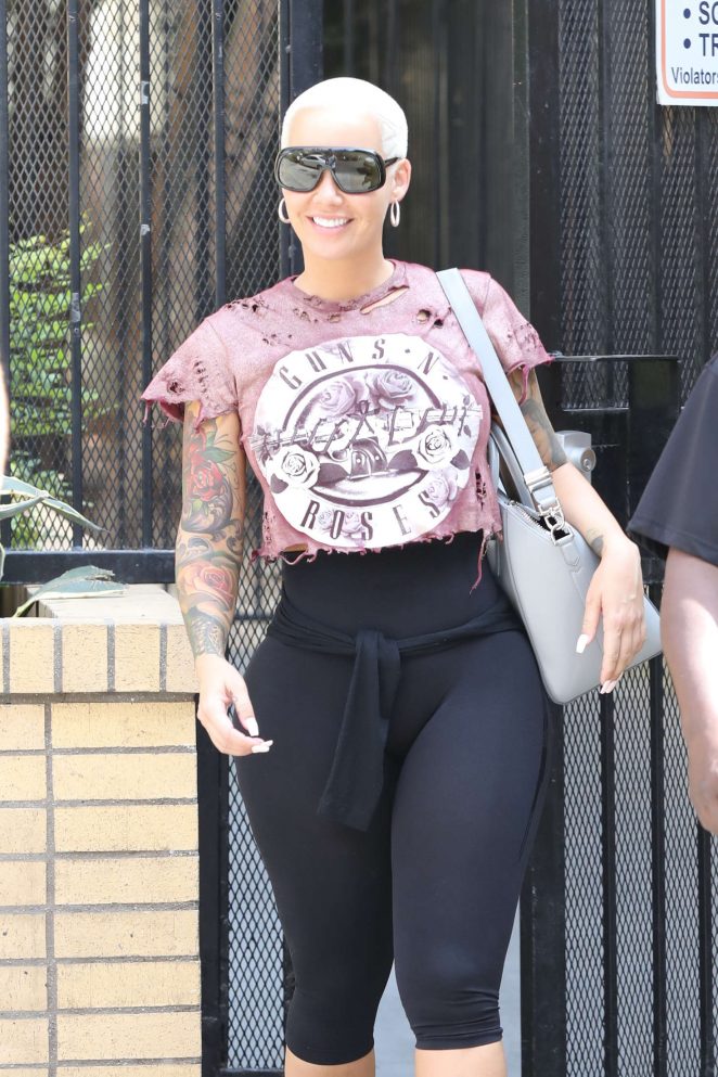 Amber Rose out in Los Angeles