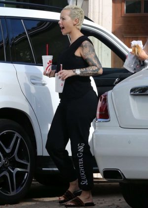 Amber Rose - out in Los Angeles