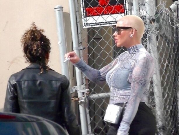 Amber Rose - Pictured outside of Catch in West Hollywood