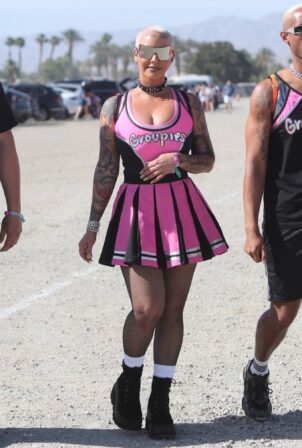 Amber Rose - Seen at Coachella Valley Music and Arts Festival in indio