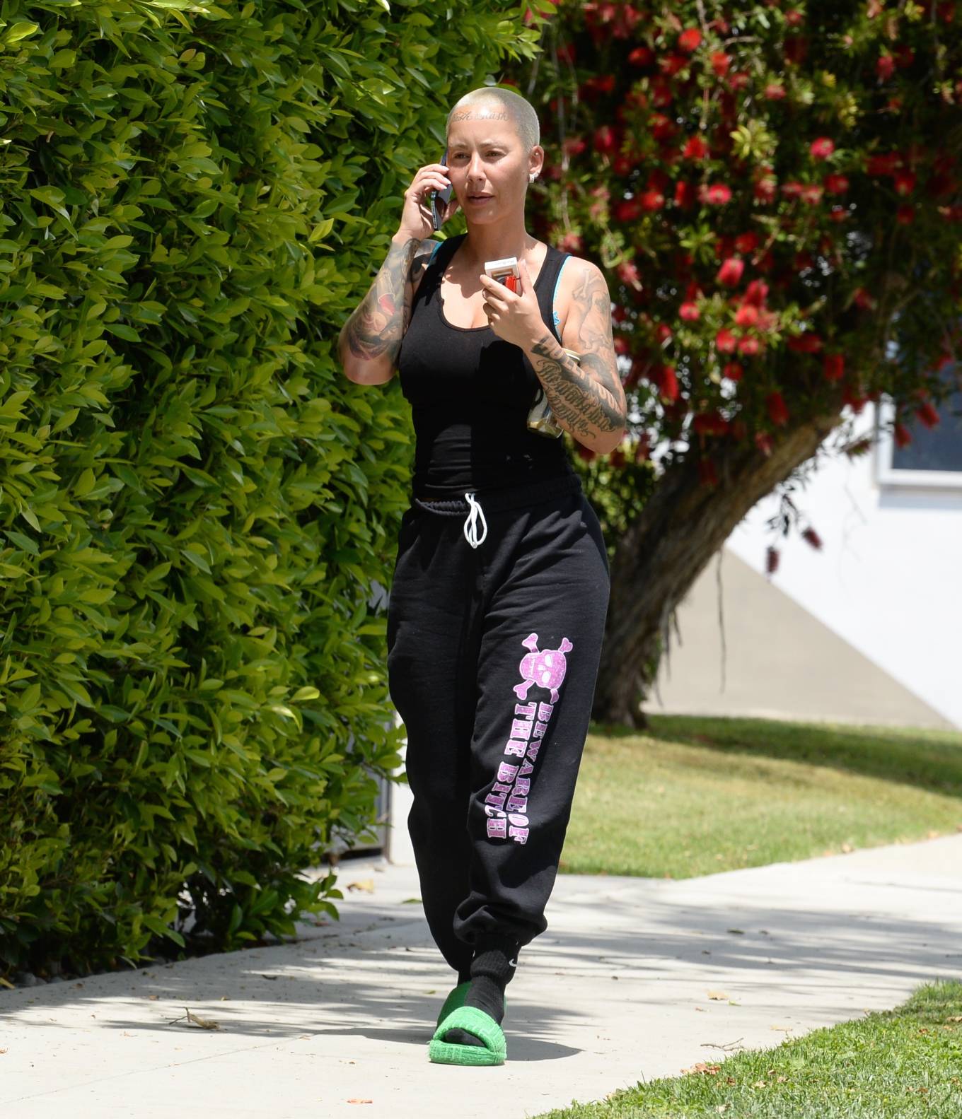 Amber Rose 2023 : Amber Rose – Seen on the phone in Los Angeles-05