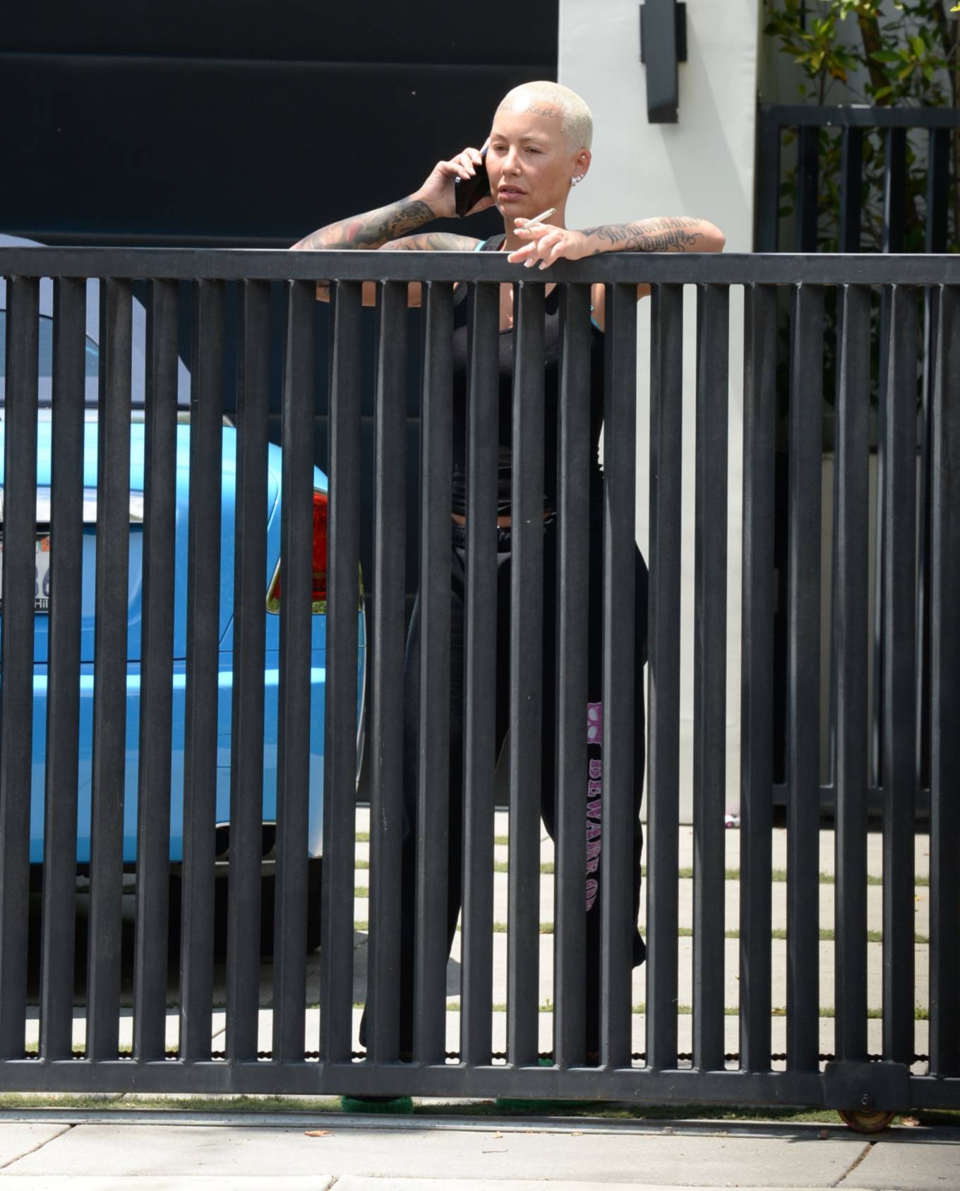 Amber Rose 2023 : Amber Rose – Seen on the phone in Los Angeles-06
