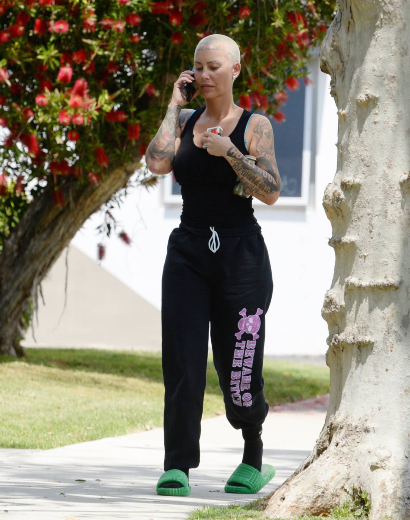 Amber Rose 2023 : Amber Rose – Seen on the phone in Los Angeles-08