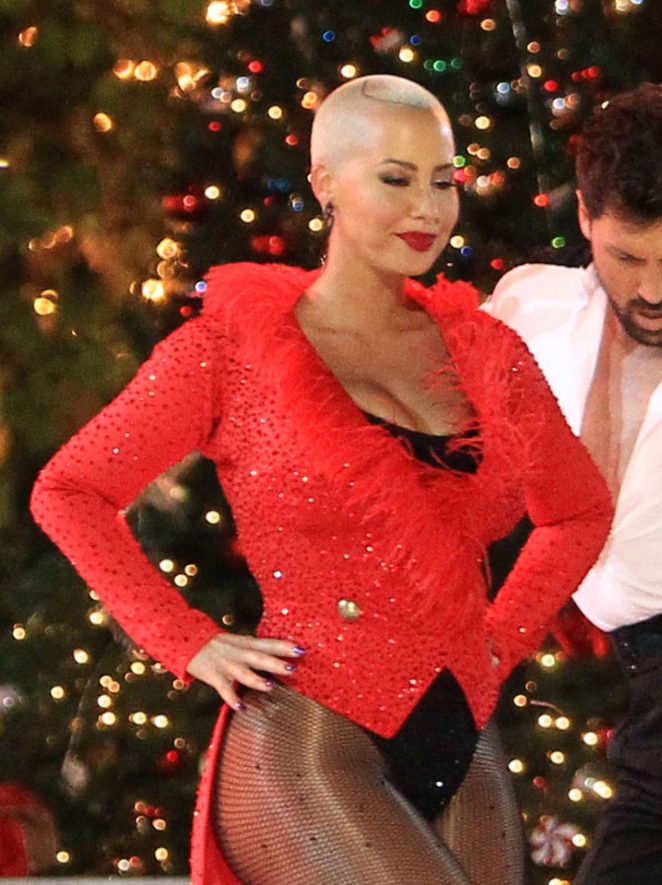 Amber Rose Shows Off Her Moves on 'DWTS' in Hollywood