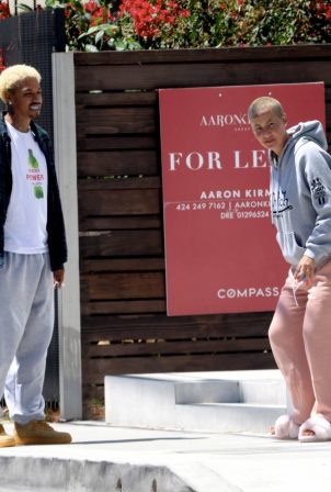 Amber Rose with Alexander Edwards in Los Angeles