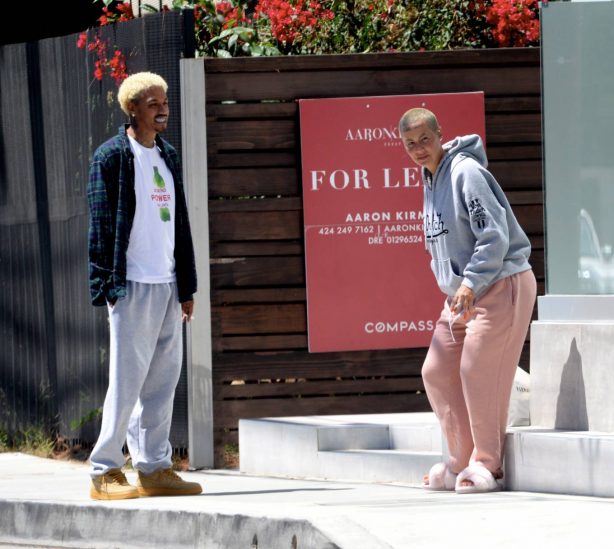 Amber Rose with Alexander Edwards in Los Angeles