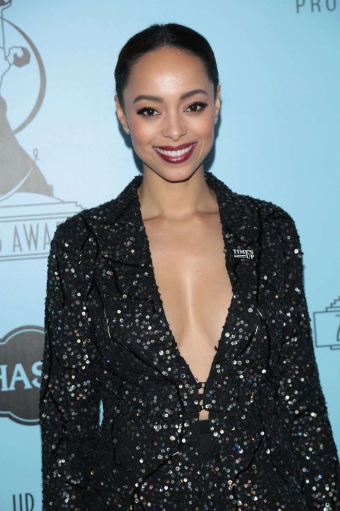 Amber Stevens West - 2018 Make-Up Artists and Hair Stylists Guild Awards in LA