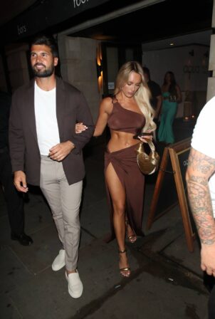Amber Turner - Departing Towie season launch party at Aqua in London