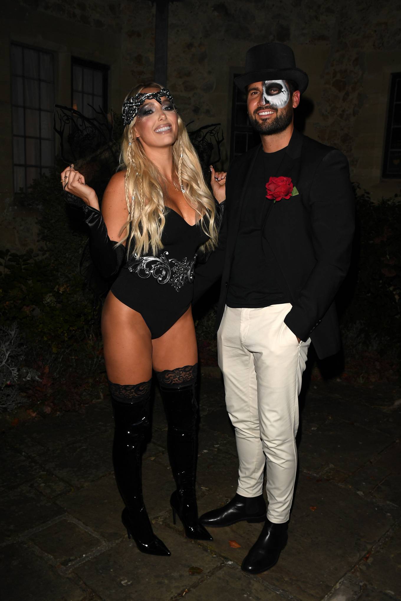 Amber Turner - TOWiE TV Show filming, Halloween Special