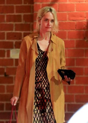 Amber Valletta at Mr. Chow in Beverly Hills