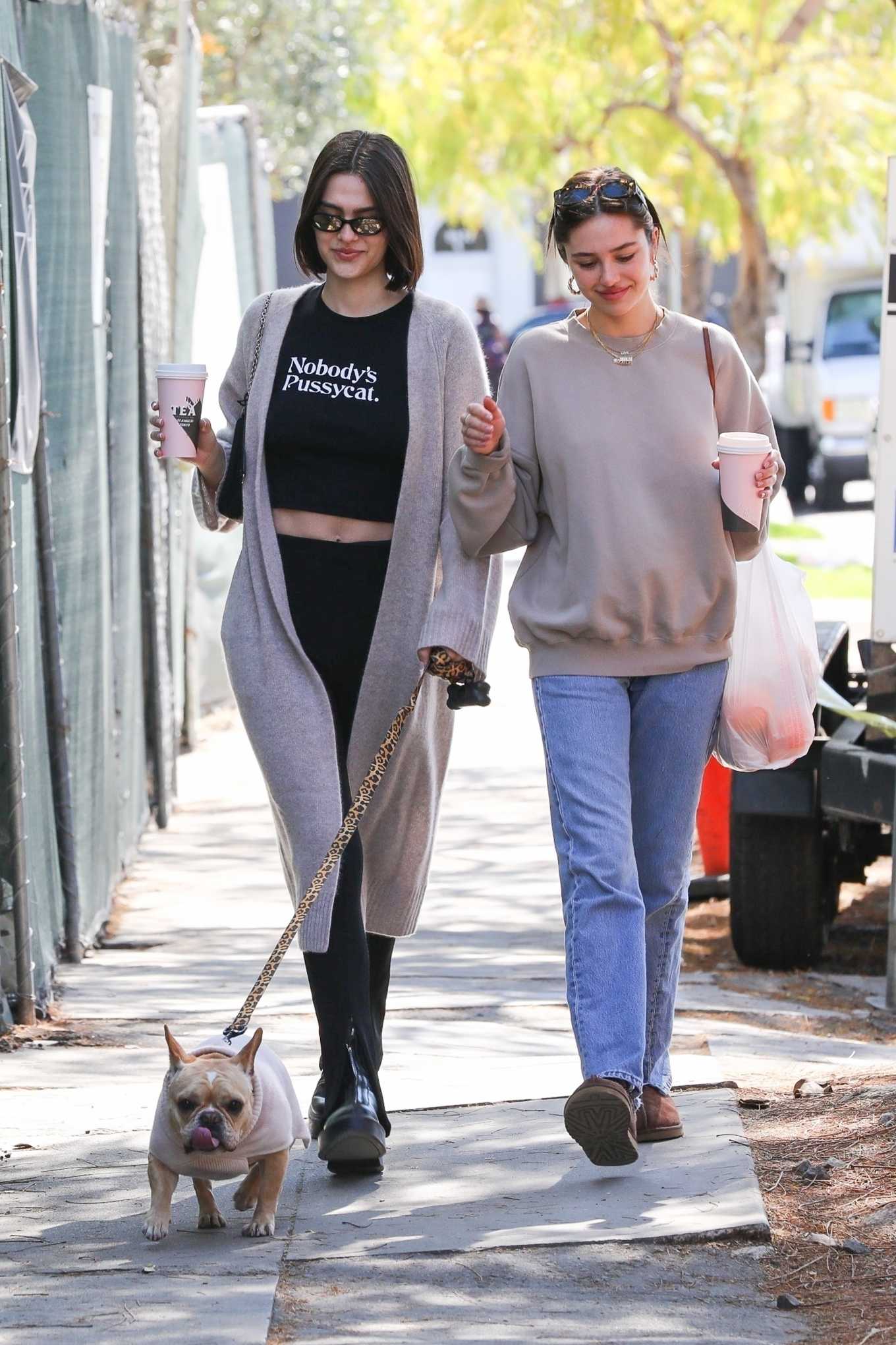 Amelia and Delilah Belle Hamlin â€“ Heading to Farmerâ€™s Market with their dog in Los Angeles