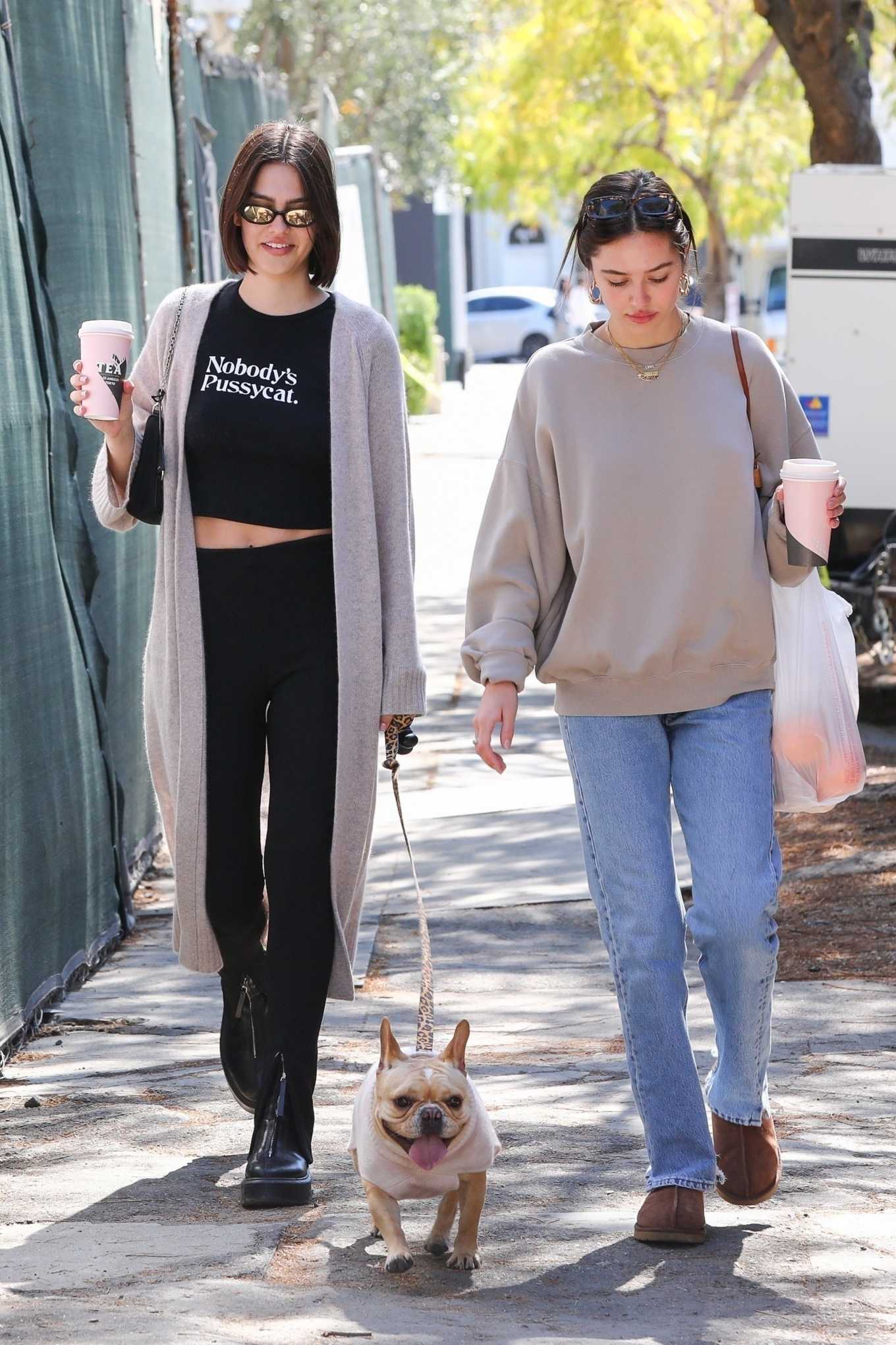 Amelia and Delilah Belle Hamlin â€“ Heading to Farmerâ€™s Market with their dog in Los Angeles