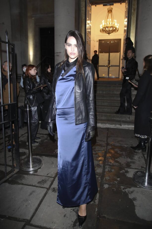 Amelia Gray Hamlin - Seen after DANIEL w. FLETCHER show during London Fashion Week